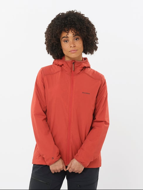 MOUNTAIN FLEX Women's Insulated Jacket Hoodie TANDOORI SPICE