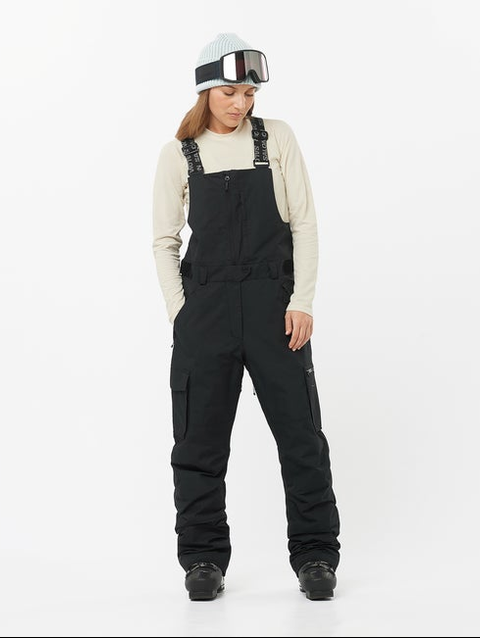 BASHLEY Women’s Ski Pants DEEP BLACK