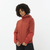 OUTLINE HYBRID WARM Women's Midlayer Jacket Hoodie TANDOORI SPICE