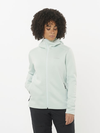 OUTLINE WARM Women's Midlayer Jacket Hoodie MISTY BLUE