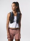 ACTIVE SKIN 4 Women's Running Vest with flasks included BLACK / METAL