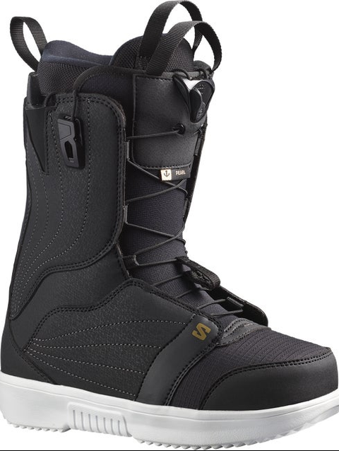 PEARL Women's Snowboard Boots Black / White / Gold