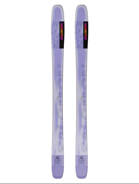 QST LUMEN 98 Women's Freeride Skis Lilac Breeze / Rhodamine Red / Saffron