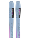 QST LUX 92 Women's Freeride Skis Airy Blue / Rhodamine Red / Golden Poppy