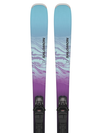 STANCE 80 (and M10) Women's All-Mountain Ski Package Black / Dewberry / Bleached Aqua