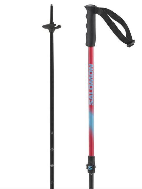 MTN Junior - Kids' Alpine Poles Red