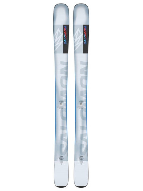 QST BLANK TEAM Junior - Kids' Freeride Skis Illusion Blue / Pastel Neon Blue 3 / Poppy Red