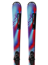 QST M (and L6) Junior - Kids' All-Mountain Ski Package Pastel Neon Blue 3 / Poppy Red / Black