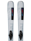 QST BLANK TEAM (and L6) Junior - Kids' Freeride Ski Package Illusion Blue / Pastel Neon Blue 3 / Poppy Red