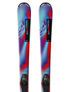 QST S (and C5) Junior - Kids' All-Mountain Ski Package Pastel Neon Blue 3 / Poppy Red / Black