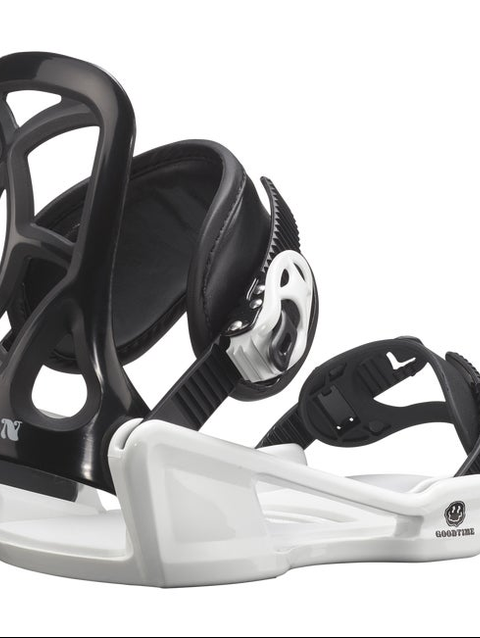 GOODTIME XS Junior - Kids' Snowboard Bindings Black/White