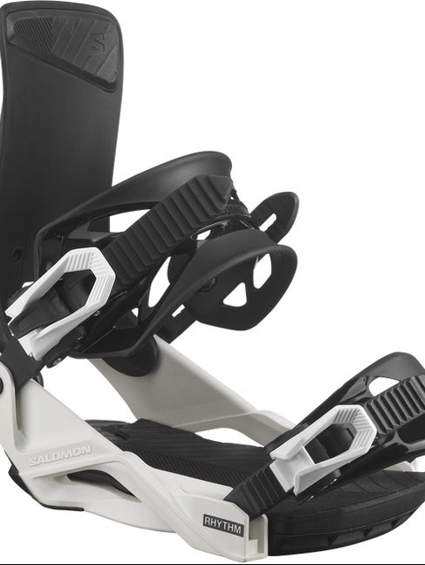 RHYTHM Junior - Kids' Snowboard Bindings Black / White