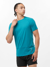 CROSS RUN Men's Short Sleeve T-Shirt Tahitian Tide