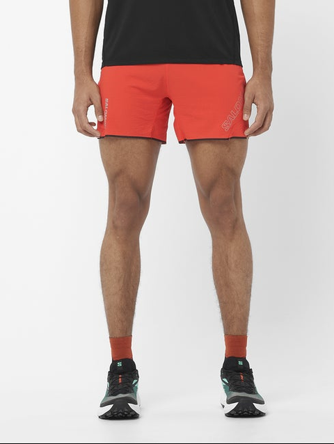 SENSE AERO 5" Men's Shorts CHERRY TOMATO