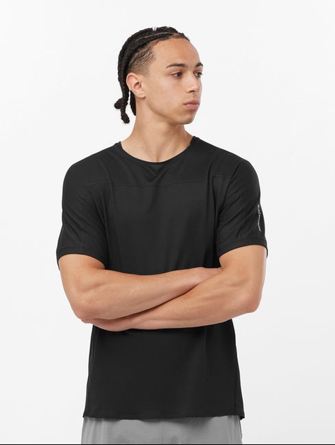 SENSE AERO Men's Short Sleeve T-Shirt DEEP BLACK