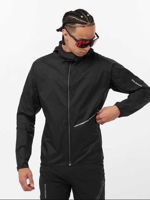 SENSE AERO WIND Men's Wind Jacket DEEP BLACK